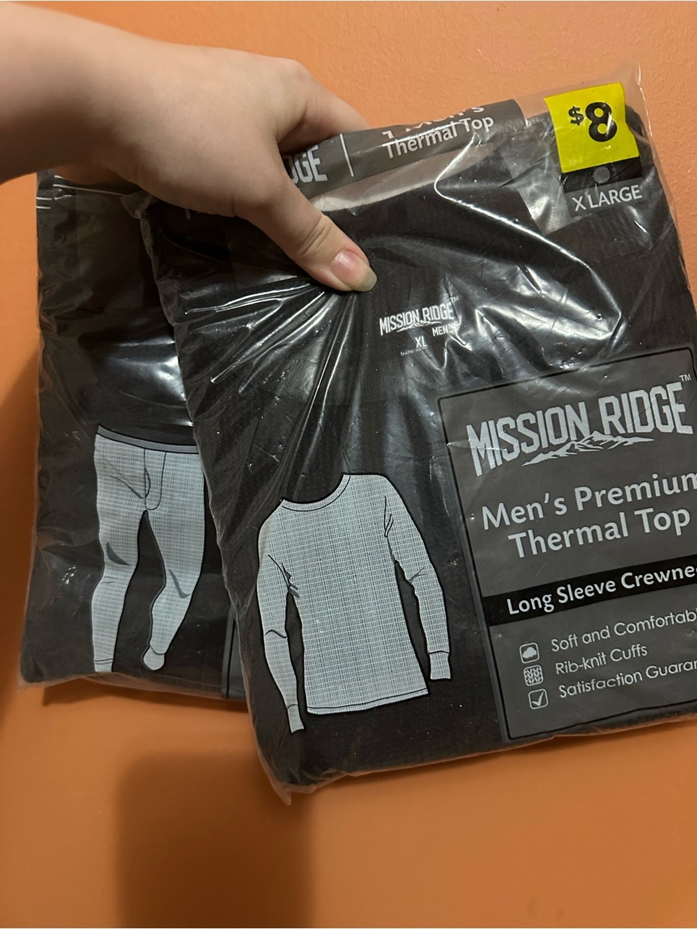 Men’s Premium Thermal Top — Black